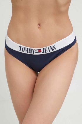 Tommy Jeans tanga culoarea albastru marin