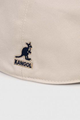 Kangol bască din bumbac culoarea bej, bumbac K4274HT.KH262-KH262