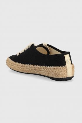 Emu Australia espadrile Agonis Organic culoarea negru, W12883.BLAK