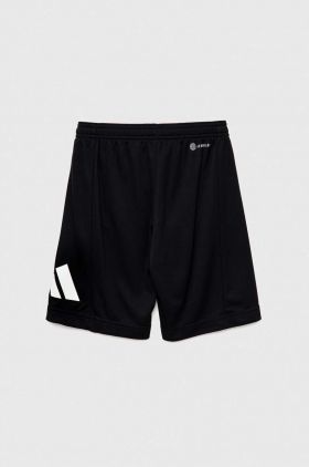 adidas pantaloni scurti copii U TR-ES LOGO culoarea negru, talie reglabila