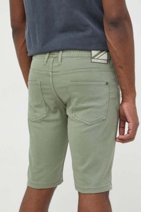 Pepe Jeans pantaloni scurti Jagger barbati, culoarea verde