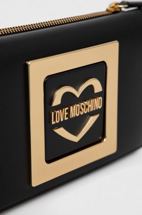 Love Moschino borseta culoarea negru