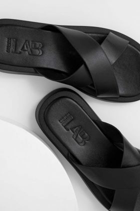 Answear Lab papuci femei, culoarea negru, cu platforma