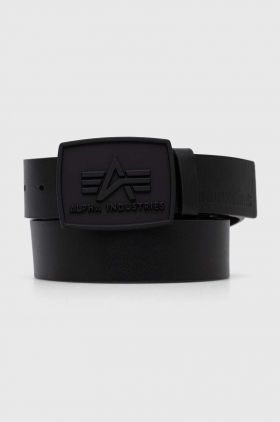 Alpha Industries curea culoarea negru 186905.03-Black