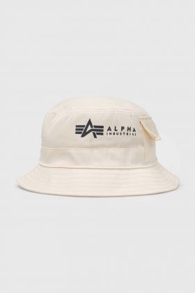 Alpha Industries palarie culoarea bej