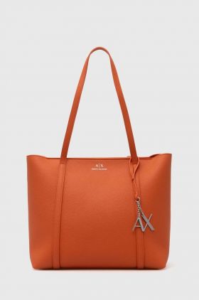 Armani Exchange poseta culoarea portocaliu