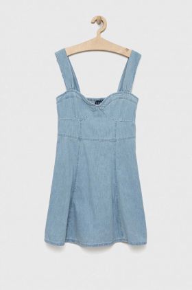 GAP rochie din denim pentru copii mini, evazati