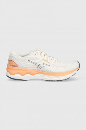 Mizuno pantofi de alergat Wave Skyrise 4 culoarea alb