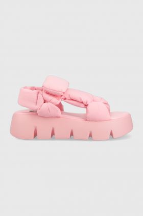 Steve Madden sandale Bonkers femei, culoarea roz, cu platforma, SM11002465