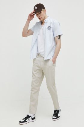 Abercrombie & Fitch camasa barbati, cu guler button-down, regular