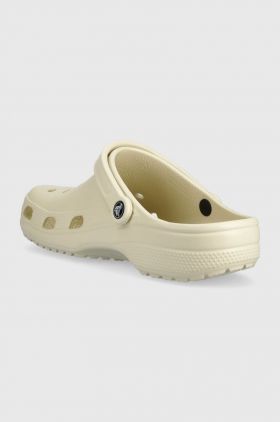 Crocs papuci Classic bărbați, culoarea bej 10001