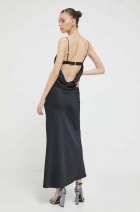 Abercrombie & Fitch rochie culoarea negru, maxi, mulata