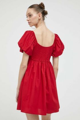 Hollister Co. rochie culoarea rosu, mini, evazati