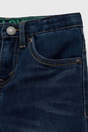 Levi's pantaloni scurti din denim pentru copii culoarea albastru marin