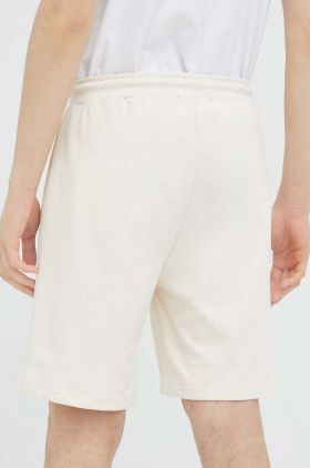 Les Deux pantaloni scurti din bumbac culoarea bej