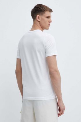 Puma tricou bărbați, culoarea alb, uni 586669