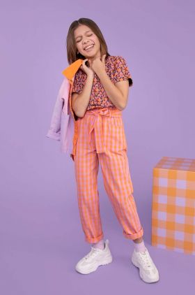 Coccodrillo pantaloni de bumbac pentru copii modelator