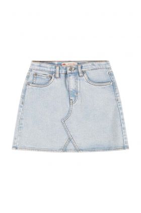 Levi's fusta denim pentru copii mini, drept