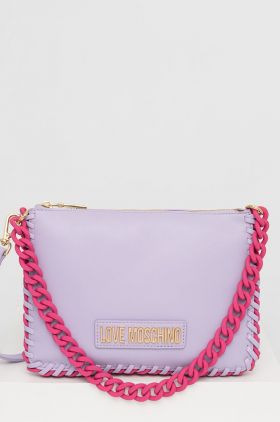 Love Moschino poseta culoarea violet