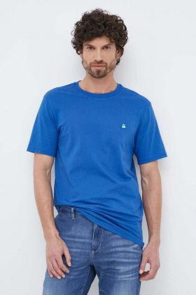 United Colors of Benetton tricou din bumbac neted