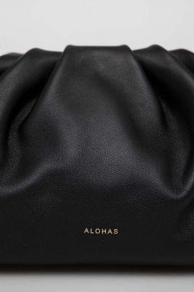 Alohas poseta de piele culoarea negru