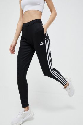 adidas Performance pantaloni de antrenament Tiro 23 League culoarea negru, cu imprimeu  HS3494