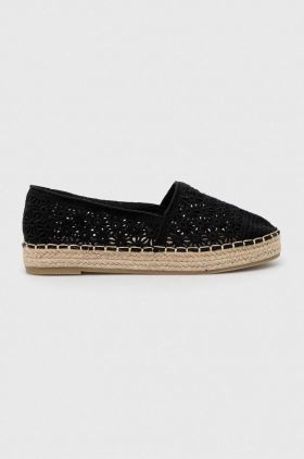 Answear Lab espadrile culoarea negru, cu platforma