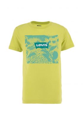 Levi's tricou de bumbac pentru copii culoarea verde, cu imprimeu