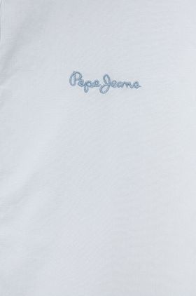 Pepe Jeans camasa de bumbac pentru copii Misterton culoarea alb