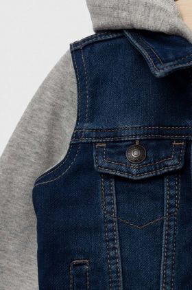 Levi's geaca de blugi pentru copii culoarea albastru marin