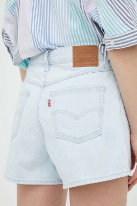 Levi's pantaloni scurti jeans femei, neted, high waist