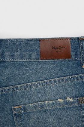 Pepe Jeans pantaloni scurti din denim pentru copii neted