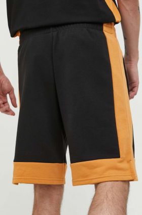 New Era pantaloni scurti barbati, culoarea negru