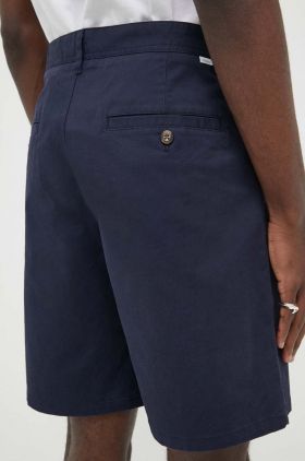 Les Deux pantaloni scurti barbati, culoarea albastru marin