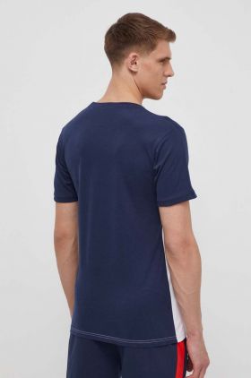 Ellesse tricou din bumbac Venire barbati, culoarea albastru marin, modelator, SHR08507