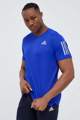 adidas Performance tricou de alergare Own the Run cu imprimeu