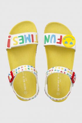 Agatha Ruiz de la Prada sandale copii culoarea alb