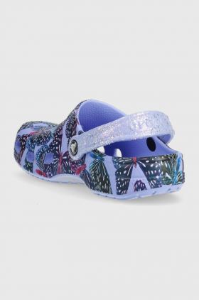 Crocs slapi copii culoarea violet