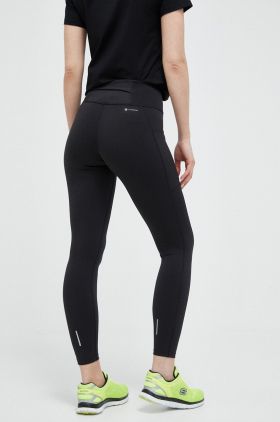 adidas Performance colanți de alergare DailyRun culoarea negru, uni HS5440