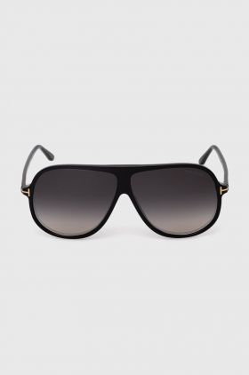 Tom Ford ochelari de soare bărbați, culoarea negru