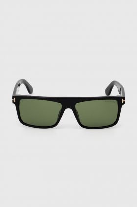 Tom Ford ochelari de soare bărbați, culoarea negru