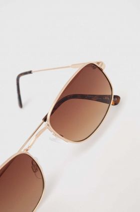 Jeepers Peepers ochelari de soare culoarea auriu
