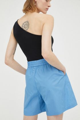 Herskind pantaloni scurti Bryan femei, neted, high waist