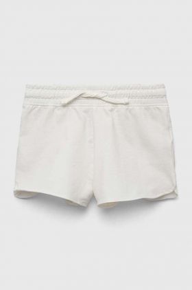 zippy pantaloni scurți din bumbac pentru copii 2-pack culoarea portocaliu, neted, talie reglabila