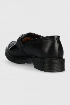 Answear Lab mocasini femei, culoarea negru, cu toc plat