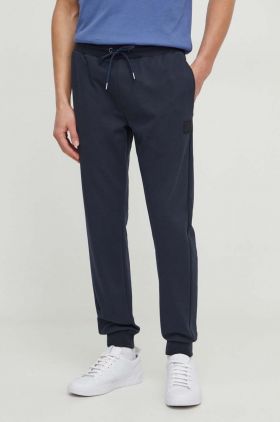 BOSS pantaloni de trening culoarea bleumarin, uni 50485181