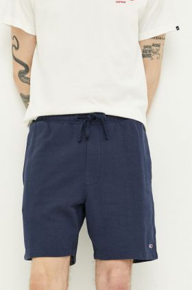 Tommy Jeans pantaloni scurti din bumbac culoarea albastru marin