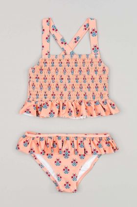 zippy costum de baie pentru copii din două piese culoarea roz