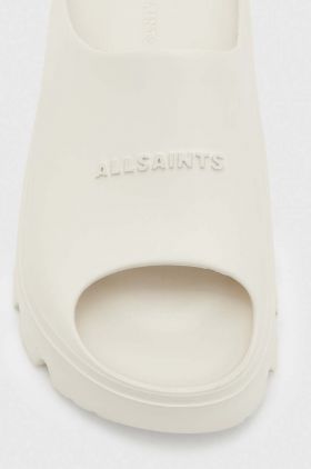 AllSaints papuci femei, culoarea bej