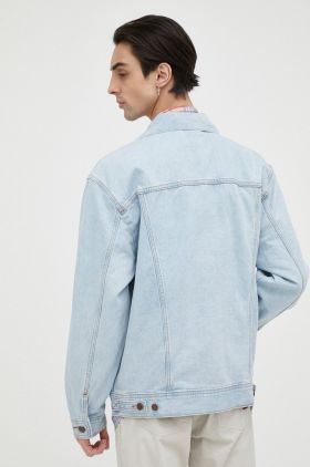 Wrangler geaca jeans barbati, de tranzitie, oversize